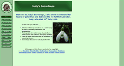 Desktop Screenshot of judyssnowdrops.co.uk